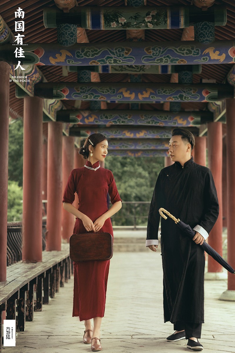 痘尉中先生屈翠女士复古民国风婚纱照、物誌生活、、、婚纱照