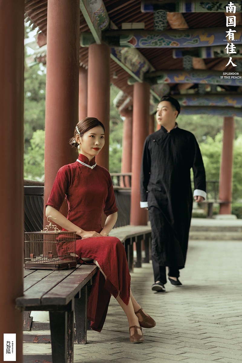 痘尉中先生屈翠女士复古民国风婚纱照、物誌生活、、、婚纱照