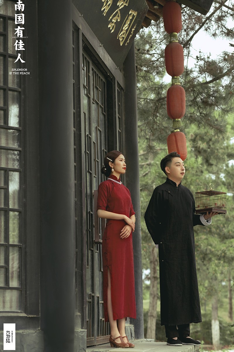 痘尉中先生屈翠女士复古民国风婚纱照、物誌生活、、、婚纱照