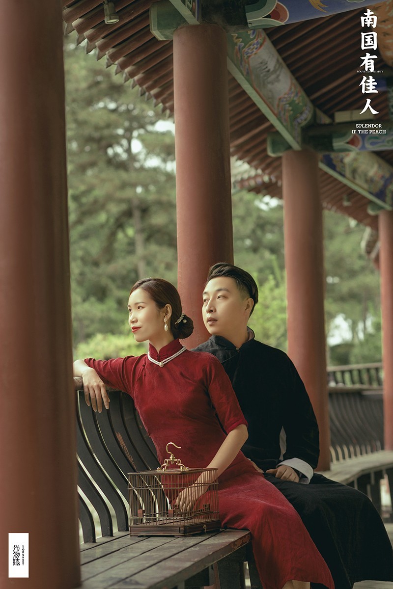 痘尉中先生屈翠女士复古民国风婚纱照、物誌生活、、、婚纱照