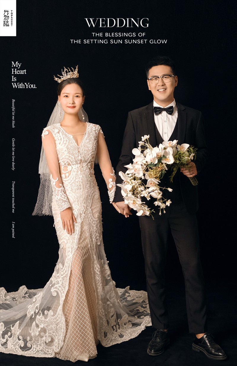 新鲜出炉:)王泰先生纯色简约风婚纱照、极简棚拍、、、婚纱照