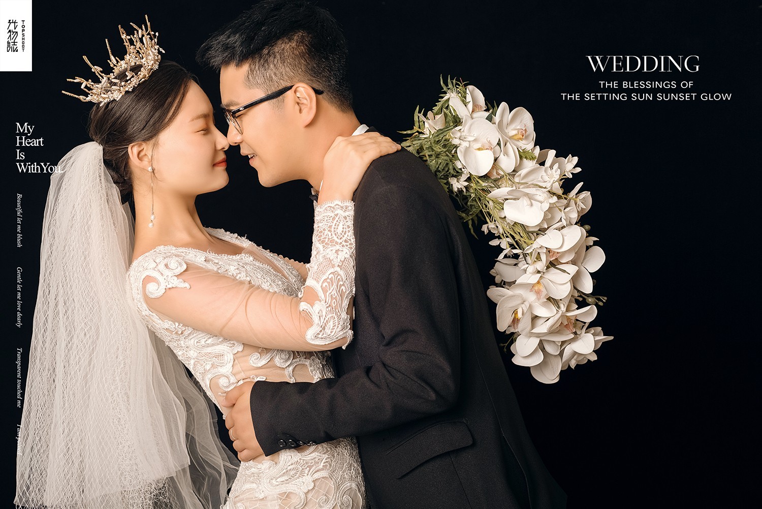 新鲜出炉:)王泰先生纯色简约风婚纱照、极简棚拍、、、婚纱照