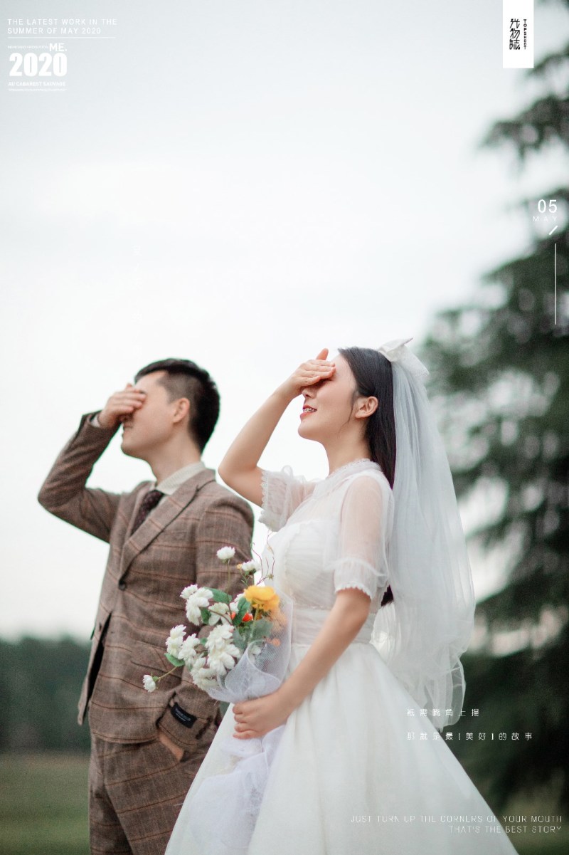宝藏情侣~陈真先生刘姣女士森系ins风婚纱照、中式传承  怀旧复古、、、婚纱照