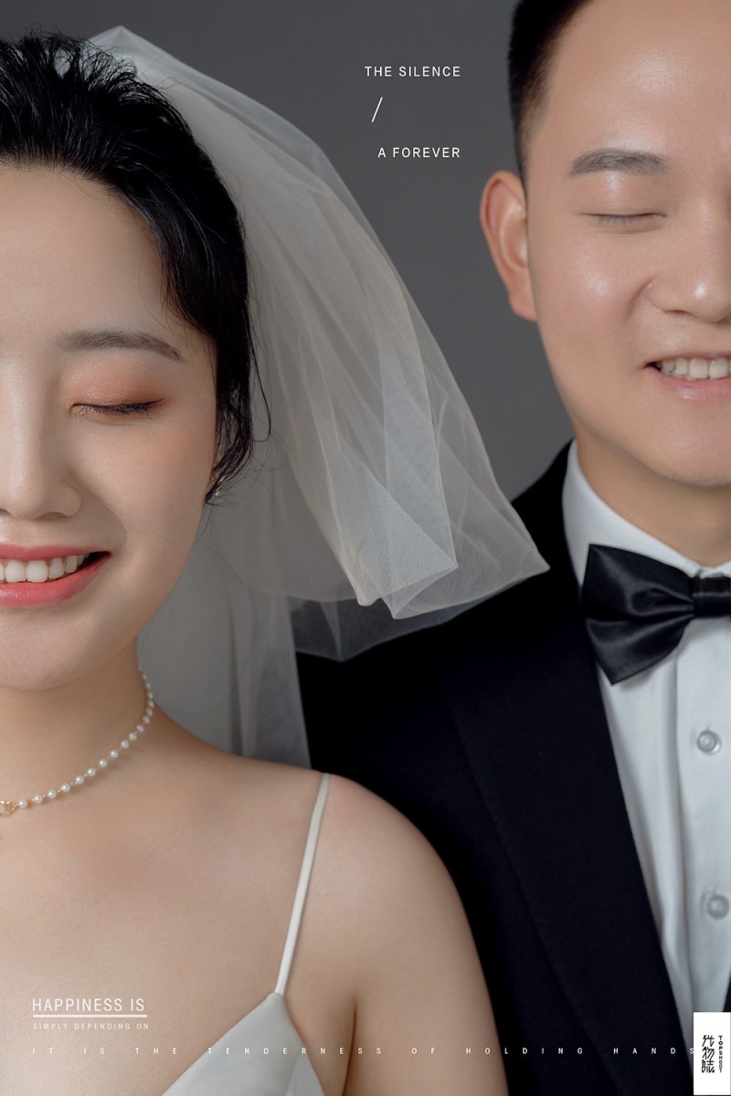 极致情绪！马彤阳先生高瑜女士纯色简约风婚纱照、极简棚拍  氛围森系、、、婚纱照