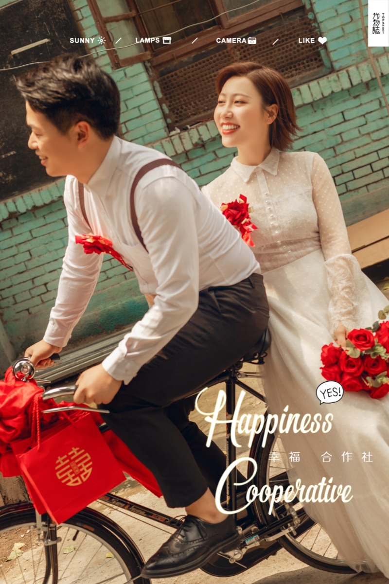 极致情绪！胡青云先生瞿颖女士幸福感婚纱照、怀旧复古、、、婚纱照