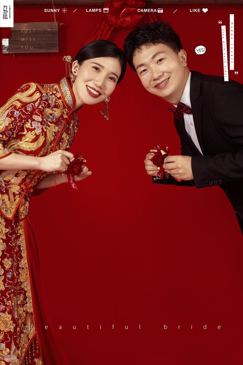 贺宇峰先生王姝蓉你的甜蜜婚纱照、氛围森系、、、婚纱照