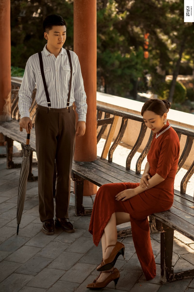 美到心里~张铭轩先生 王萌女士复古民国风婚纱照、物誌生活、、、婚纱照
