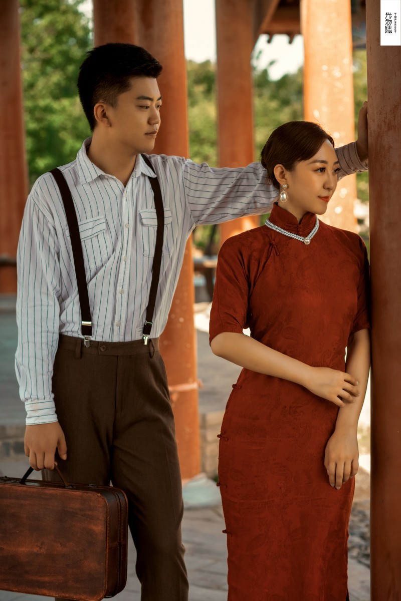 美到心里~张铭轩先生 王萌女士复古民国风婚纱照、物誌生活、、、婚纱照