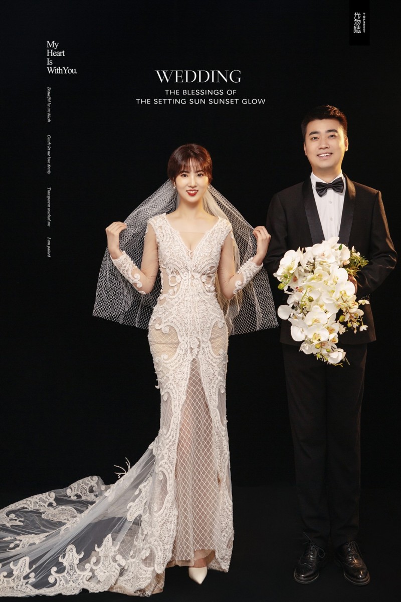 幸福感爆棚黄楠先生芦柯辰女士你的甜蜜婚纱照、中式传承、、、婚纱照