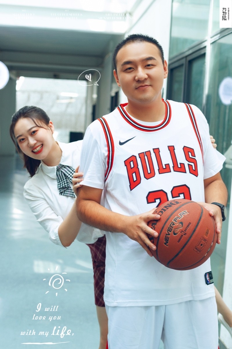 超级甜腻！李咏宸先生焦文欣青春学院风婚纱照、氛围森系、、、婚纱照
