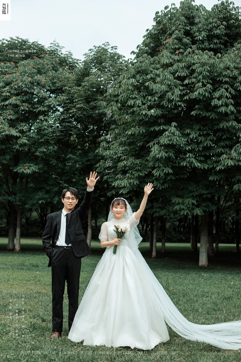 恋爱日记*孟仪婷[女士森系ins风婚纱照、极简棚拍、、、婚纱照