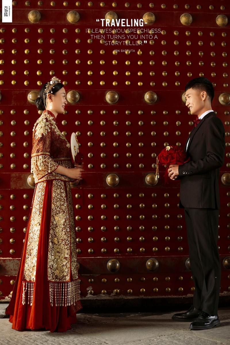 宝藏情侣~陈瑶先生石贝贝小姐复古文艺婚纱照、极简棚拍、、、婚纱照