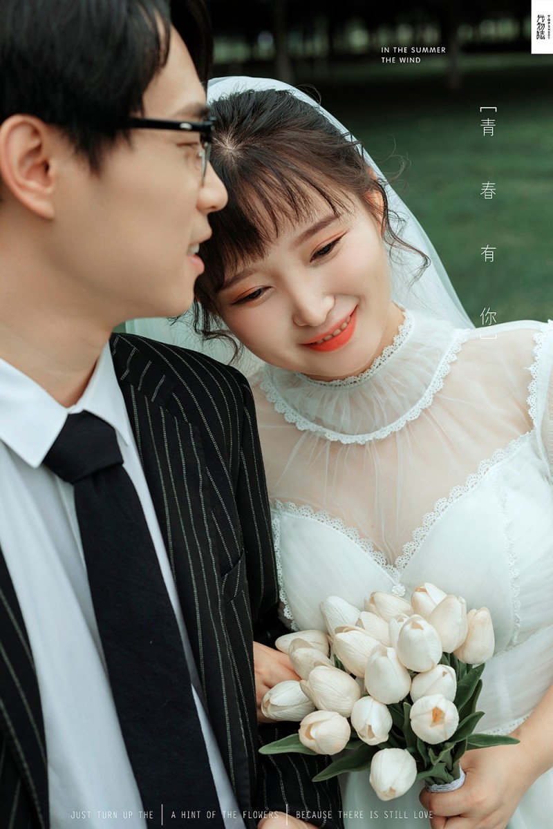 恋爱日记*孟仪婷[女士森系ins风婚纱照、极简棚拍、、、婚纱照