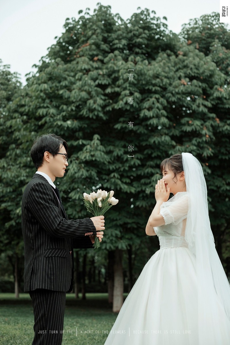 恋爱日记*孟仪婷[女士森系ins风婚纱照、极简棚拍、、、婚纱照