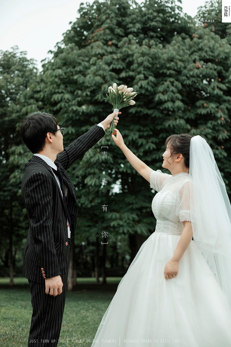 恋爱日记*孟仪婷[女士森系ins风婚纱照、极简棚拍、、、婚纱照