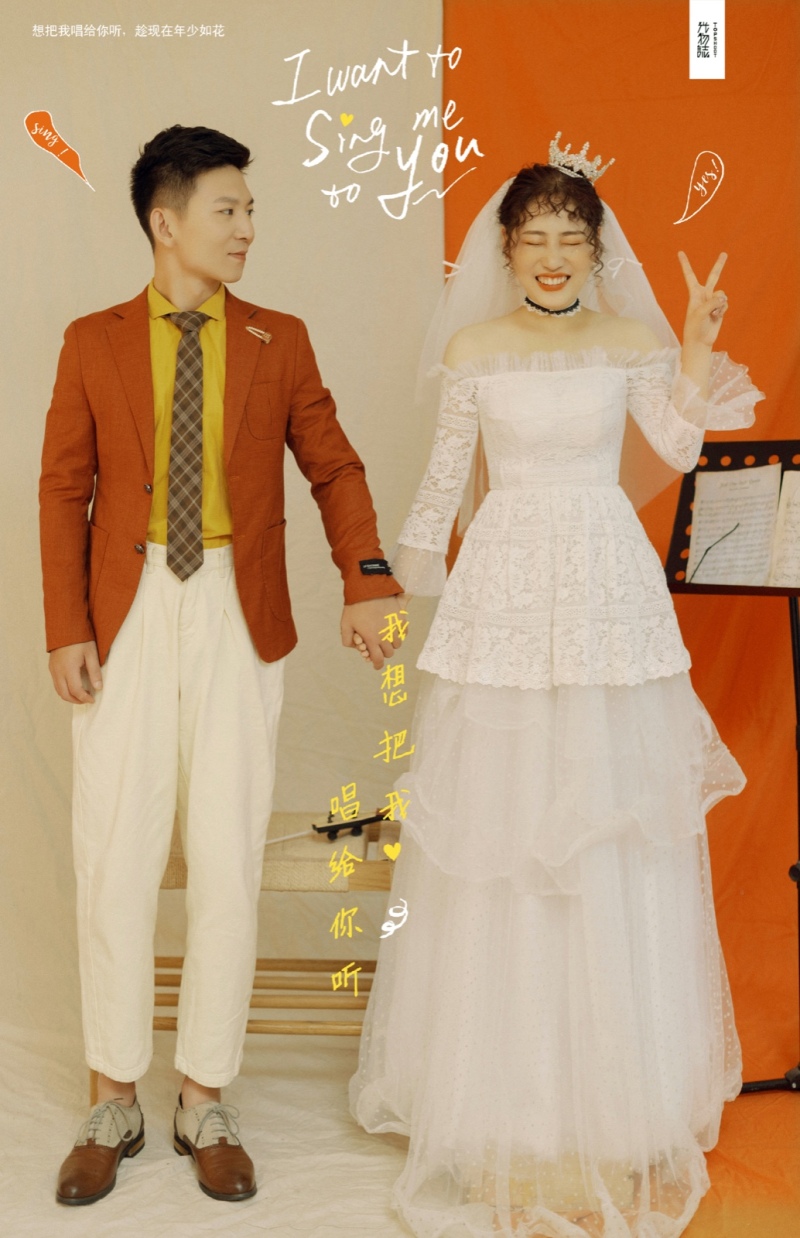 炒鸡甜~拜彦波先生白伊琳宝宝甜甜的呼吸婚纱照、氛围森系、、、婚纱照