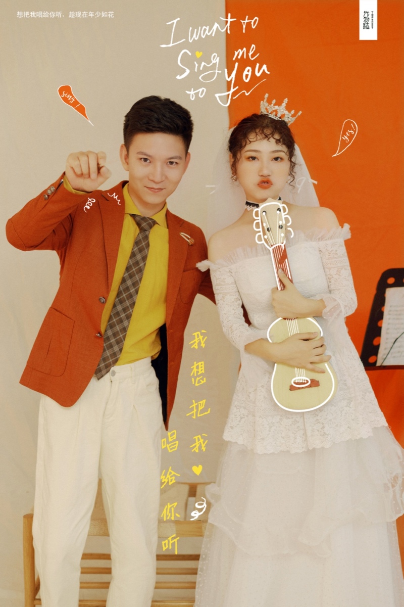 炒鸡甜~拜彦波先生白伊琳宝宝甜甜的呼吸婚纱照、氛围森系、、、婚纱照