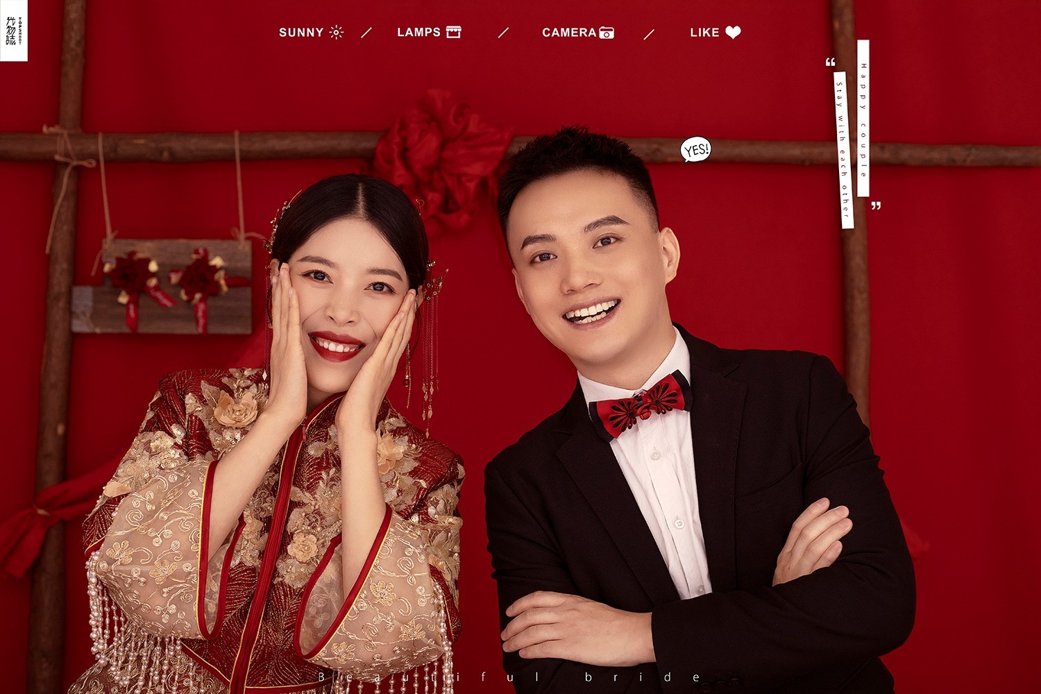 杨强强先生候梦颖你的甜蜜婚纱照、极简棚拍、、、婚纱照