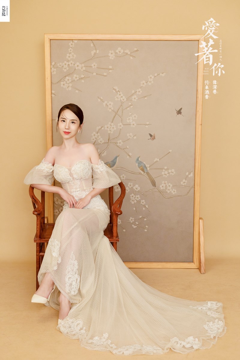 极致情绪！姚恺文先生刘超女士复古民国风婚纱照、极简棚拍、、、婚纱照