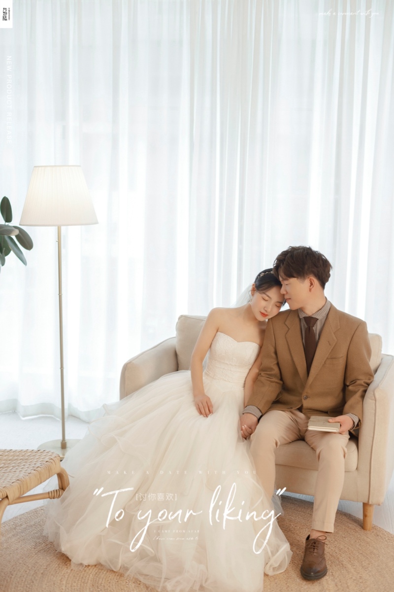 新鲜出炉:)石淋欣先生王明女士你的甜蜜婚纱照、氛围森系、、、婚纱照