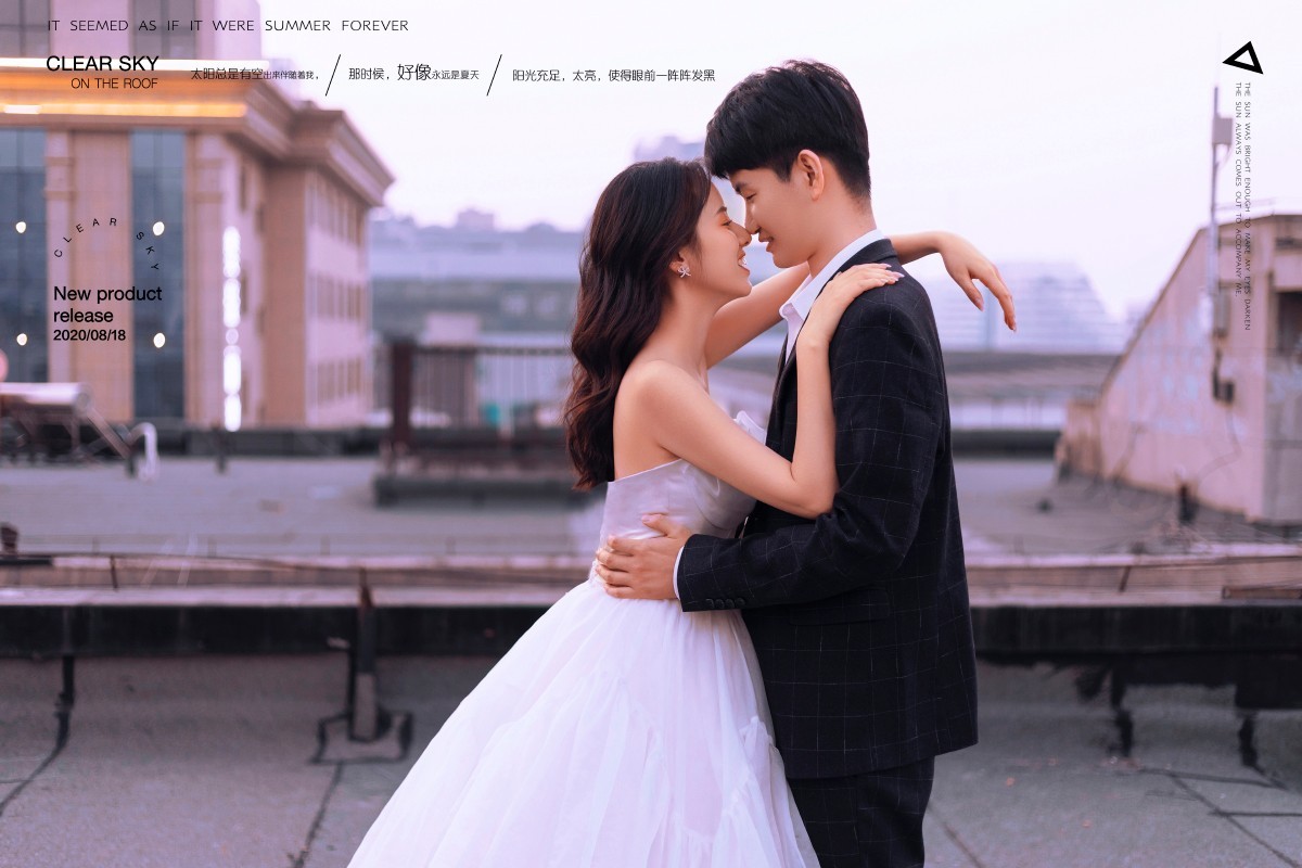 简单爱爱爱❤️李优 先生崔珂女士又年轻，又有爱婚纱照、氛围森系、、、婚纱照