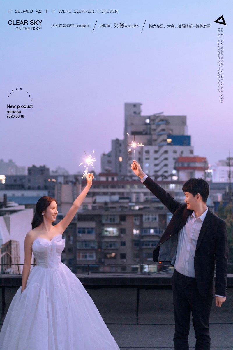 简单爱爱爱❤️李优 先生崔珂女士又年轻，又有爱婚纱照、氛围森系、、、婚纱照