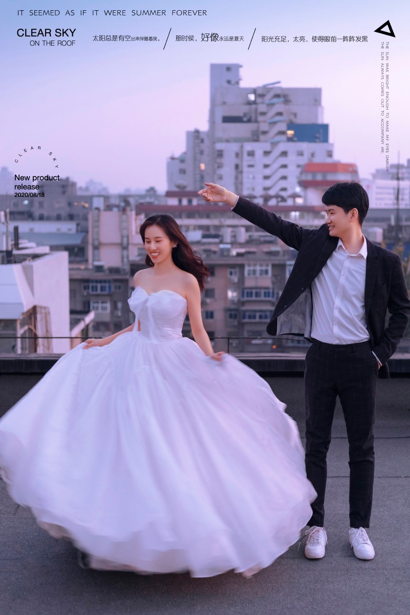 简单爱爱爱❤️李优 先生崔珂女士又年轻，又有爱婚纱照、氛围森系、、、婚纱照