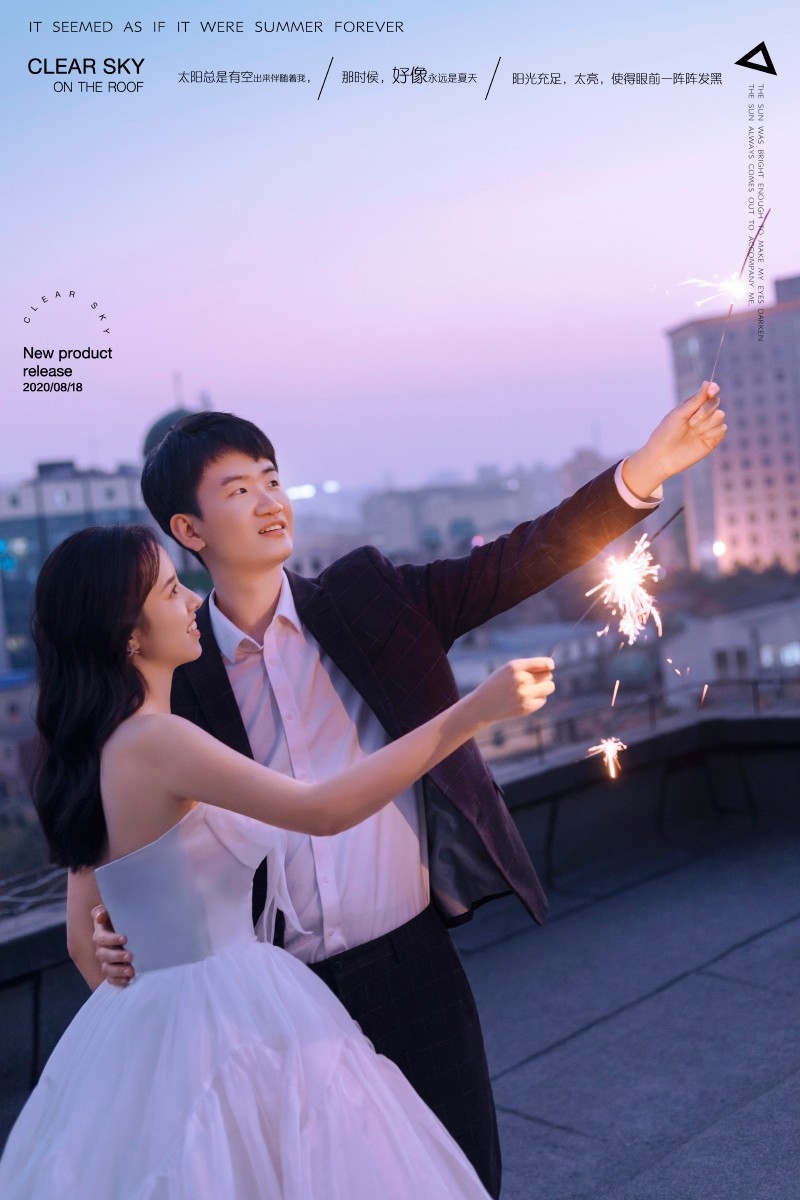 简单爱爱爱❤️李优 先生崔珂女士又年轻，又有爱婚纱照、氛围森系、、、婚纱照