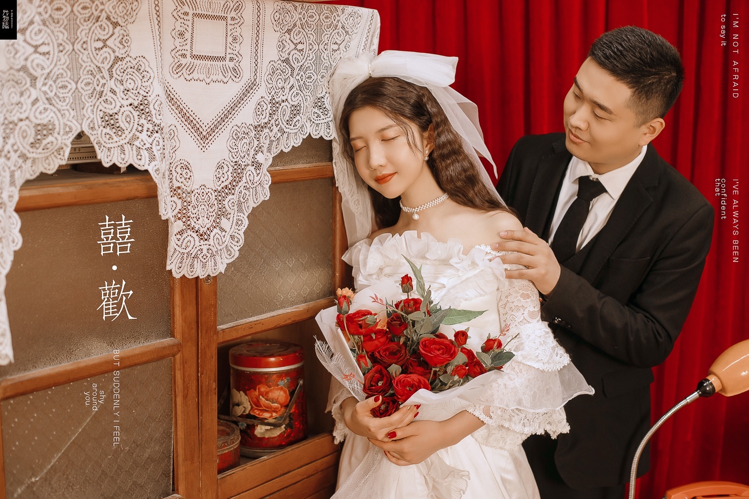 你的女孩(*^＠^*)胡文斌先生段佳女士复古文艺婚纱照、氛围森系、、、婚纱照